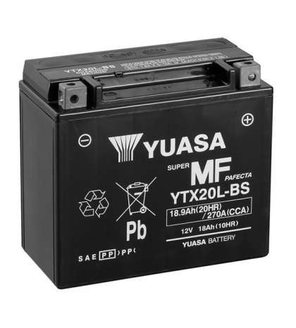 BATERIA YUASA YTX20L-BS R: 61330