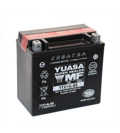BATERIA YUASA YTX14L-BS R: 31687