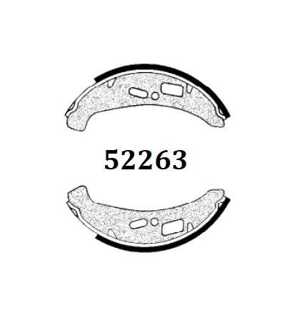 JUEGO ZAPATAS TRASERAS VESPA COSA 125/150/200 - TJT - R: 52263