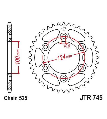 CORONA DUCATI 1000 VARIOS MODELOS 39Z - JT - R: R745-39