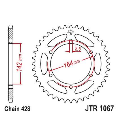CORONA HYOSUNG 125 VARIOS MODELOS 52Z - JT - R: R1067-52
