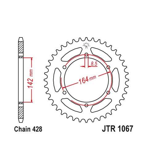 CORONA HYOSUNG 125 VARIOS MODELOS 52Z - JT - R: R1067-52