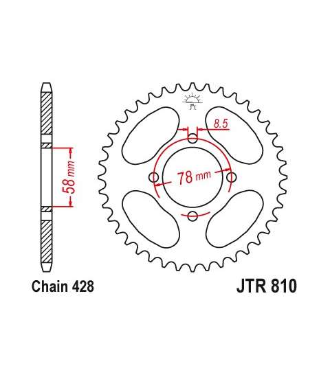 CORONA HYOSUNG 125 VARIOS MODELOS 48Z - JT - R: R810-48