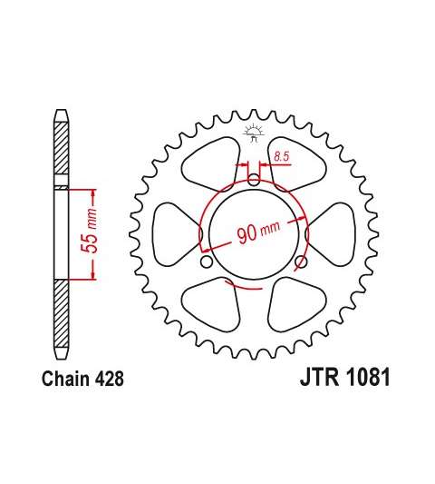 CORONA RIEJU 125 VARIOS MODELOS 46Z - JT - R: R1081-46