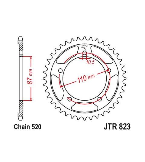 CORONA SUZUKI 500 VARIOS MODELOS 39Z - JT - R: R823-39