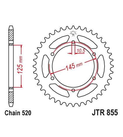 CORONA YAMAHA 600 VARIOS MODELOS 47Z - JT - R: R855-47