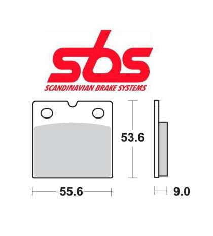 PASTILLAS DE FRENO BMW K RS 1200 - SBS - R: P506HF
