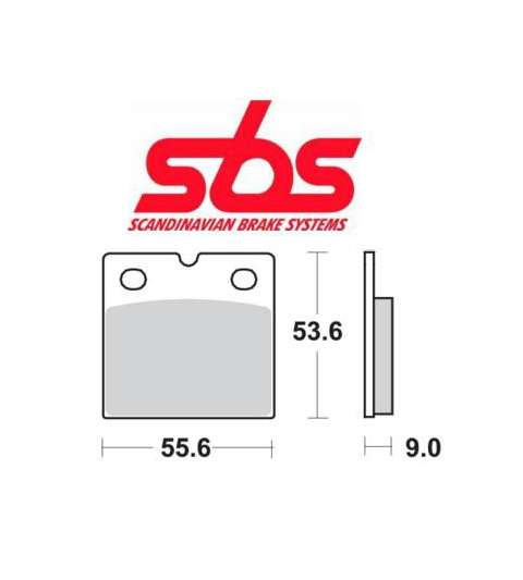 PASTILLAS DE FRENO BMW K RS 1200 - SBS - R: P506HF