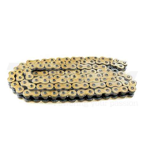CADENA 520VX2 CON 120 ESLABONES ORO/NEGRO - D.I.D - R: 1148020120