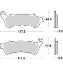 JUEGO PASTILLAS FRENO HONDA FORZA 250 05/13 SBS R: P192HF