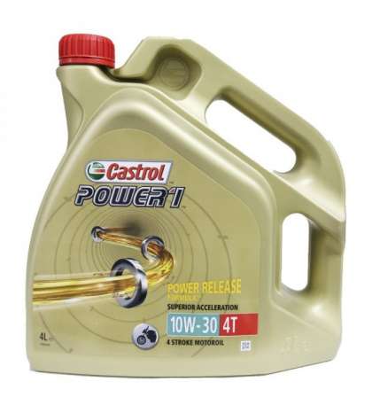 ACEITE CASTROL 10W 30 ENVASE 4L POWER 1 R: 15042F
