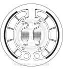 JUEGO ZAPATAS FRENO HONDA FORESIGHT 250 SBS R: P2198