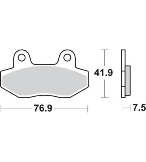 JUEGO PASTILLAS PEUGEOT SPEEDFGHIT 3 50 10/17 - SBS - R: P200HM