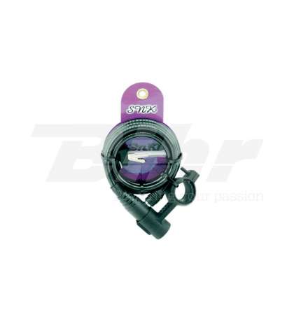 CANDADO ESPIRAL BTT CON SOPORTE 150CM R: CM150