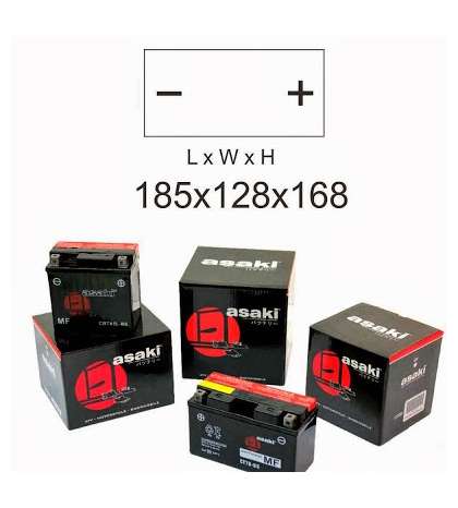BATERIA C60-N30-A CON ACIDO ( 53034 ) - ASAKI - R: 404251355
