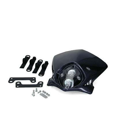 CARETA DE FARO ENDURO BI HALOGOGENA DUKE IMIT CARBONO R: 448130