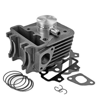 CILINDRO COMPLETO PIAGGIO 50CC 4TPS ZIP / FLY / LIBERTY / VESPA ET4 D.39MM 4 VALVULAS - TNT - R: 030302B