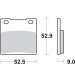 JUEGO PASTILLAS FRENO GSX 500/550 - SBS - R: P556HF
