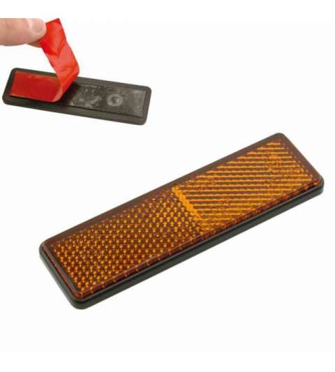 REFLEX RECTANGULAR CON ADHESIVO AMBAR R: 11751