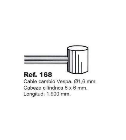 CABLE CAMBIO VESPA CALIDAD STANDART R: 168