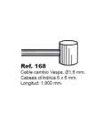 CABLE CAMBIO VESPA CALIDAD STANDART R: 168C