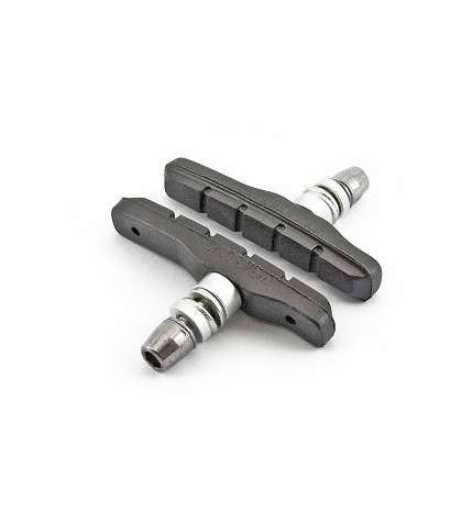 JUEGO PORTA ZAPATAS BICI DE BTT WTP VBRAKE A TORNILLO MONOBLOC NEGRO (V701A) R: V700001A