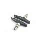 JUEGO PORTA ZAPATAS BICI DE BTT WTP VBRAKE MONOBLOC CON TORNILLO NEGRO (V701B) R: V700001B