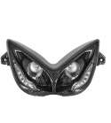 BIFARO DOBLE OPTICA TNT 2 BOMBILLAS HALOGENAS + LEDS BLANCA EYELIGHT NITRO/AEROX IMIT CARBONO R: 201303B