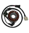 STATOR TRIFASE 18 POLOS 12V 350W (MOTOR PIAGGIO "QUASAR" 125/300 4T INYECCIÓN) R: 04168005