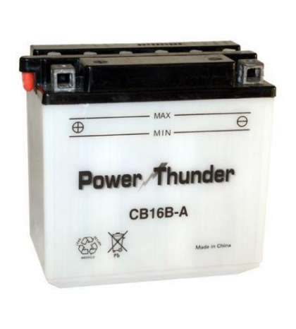BATERIA POWER THUNDER CB16B-A CON ACIDO R: 0616371P