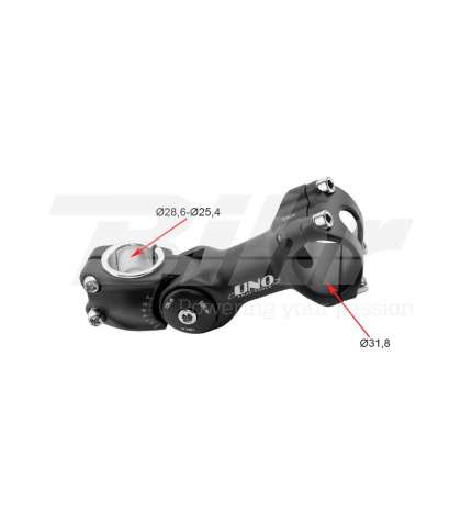 POTENCIA REGULABLE UNO NEGRA R: 123 NR