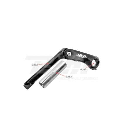 POTENCIA MANILLAR REGULABLE NEGRA UNO R: 299NR