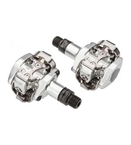 JUEGO PEDALES MTB 505 PLATA SHIMANO R: PDM505S