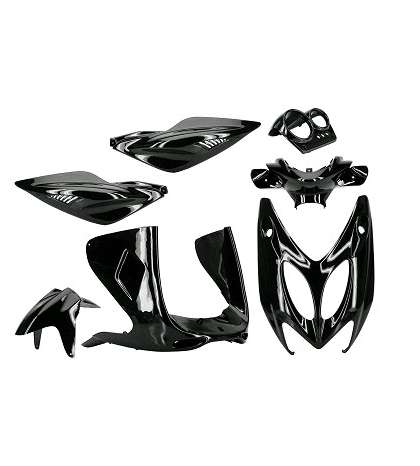 KIT COMPLETO DE CARENADOS YAMAHA AEROX NEGRO 1997 - 2012 ( KIT 7PCS ) R: 366739