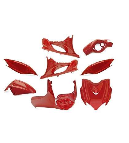KIT DE 9 PIEZAS DE CARENADO YAMAHA JOR R /RR ROJO R: 366868