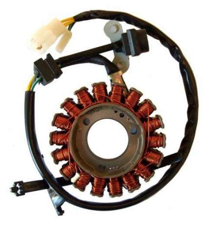STATOR TRIFASE 18 POLOS MOTOR KYMCO 250 4T CARBURACIÓN - SGR - R: 04163058
