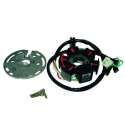 STATOR 6 POLOS 12V 85W MOTOR DERBI 50 SIN ARRANQUE ELÉCTRICO KOKUSAN R: 04168013