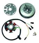 VOLANTE MAGNÉTICO 6 POLOS 12V 85W (MOTOR DERBI/PIAGGIO 6 MARCHAS CON ARRANQUE ELÉCTRICO) KOKUSAN R: 04168535