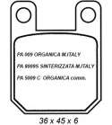 JUEGO DE PASTILLAS FRENO RIEJU RR 50 / DERBI SENDA 50 ( 2 PATAS ) R: PA 5009 C