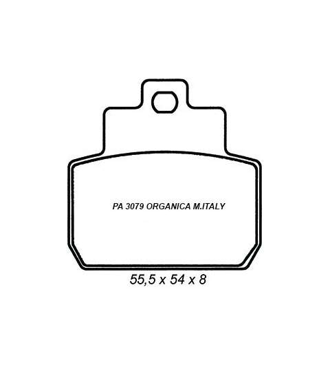 JUEGO PASTILLAS FRENO PIAGGIO X8 125,200 R: PA 3079