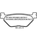 JUEGO PASTILLAS FRENO YAMAHA T MAX 500 01/03 R: PA 3058