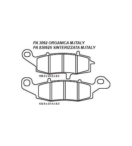 JUUEGO PASTILLAS FRENO SUZUKI INTRUDER 1500 R: PA 3092
