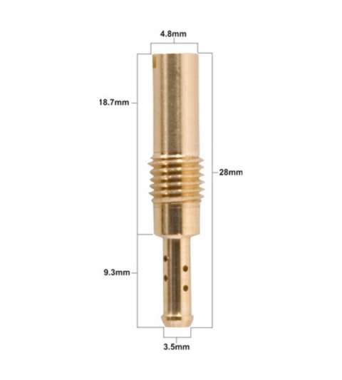 CHICLE DE BAJA CARBURADOR BRK/OKO 50 R: CBBO50