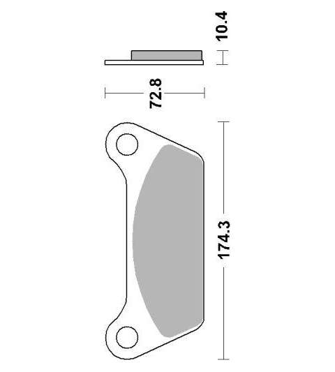 JUEGO PASTILLAS FRENO HARLEY DAVIDSON ELECTRA GLIDE 1340 R: P553LF