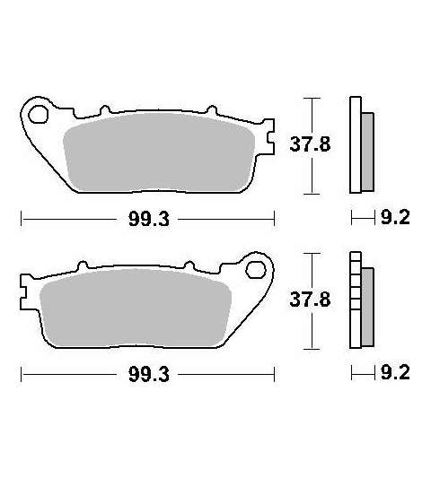 JUEGO PASTILLAS " SINTER " HONDA CB 1000 R SBS R: P862LS