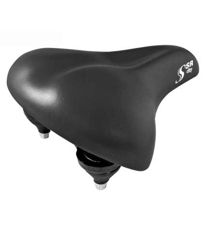 SILLIN BICI SAN REMO CON MUELLES ERGONÓMICO NEGRO R: 44 260 0231