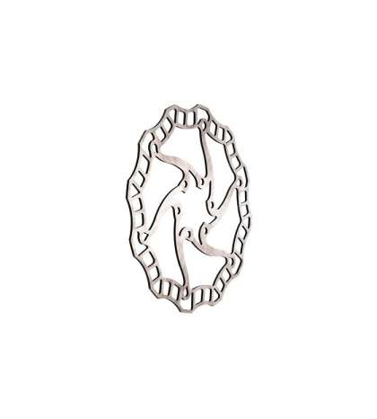 DISCO DE FRENO ASHIMA 160 MM PLATA ARO 08 R: I464X00