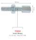 TENSOR FRENO CERRADO 8 X 39 PASO METRICA 7/100 MM. R: T0030