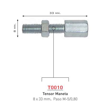 TENSOR FRENO CABLE CERRADO