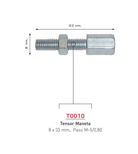 TENSOR FRENO CABLE CERRADO